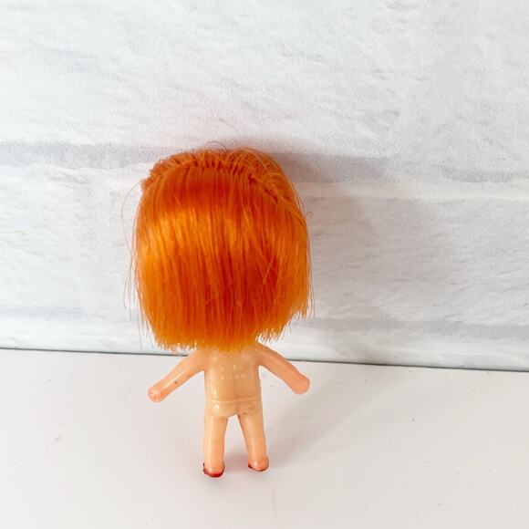 Vintage Kiddle Clone Mini Doll Redhead Hong Kong - Picture 2 of 5